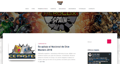 Desktop Screenshot of heroclixspain.com
